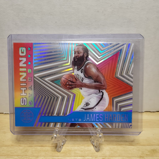 2020-21 Panini Illusions Shining Stars James Harden Sapphire #6