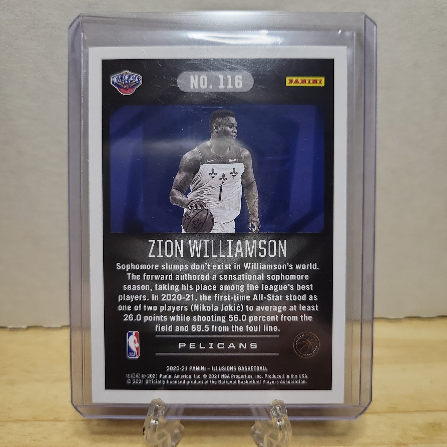 2020-21 Panini Illusions Zion Williamson #116