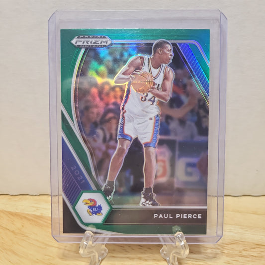 2021 Panini Prizm Draft Picks Paul Pierce Green Prizm #89