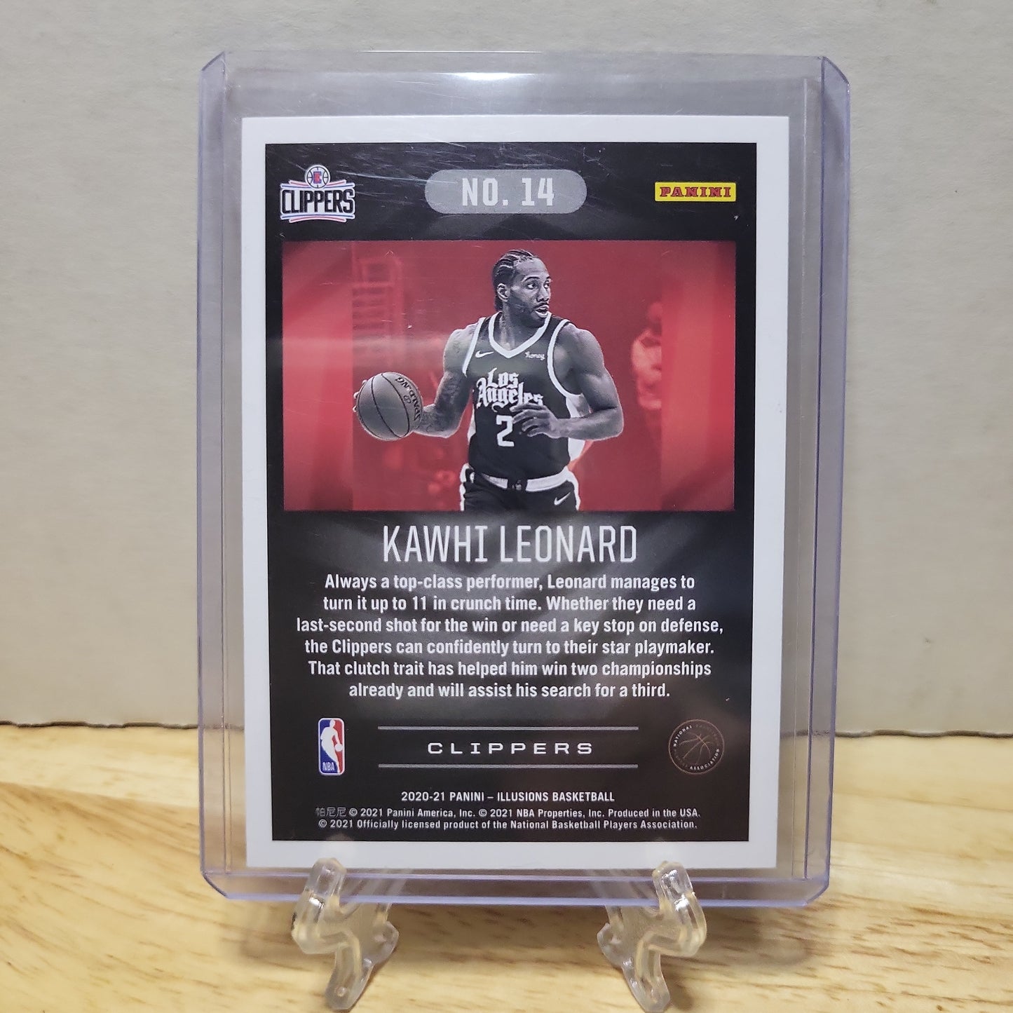 2020-21 Panini Illusions Kawhi Leonard #14