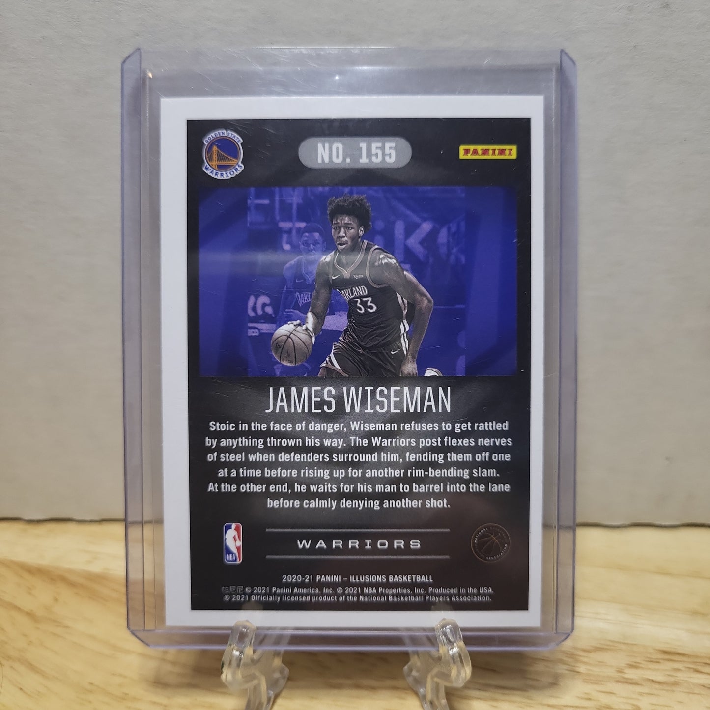 2020-21 Panini Illusions James Wiseman RC #155