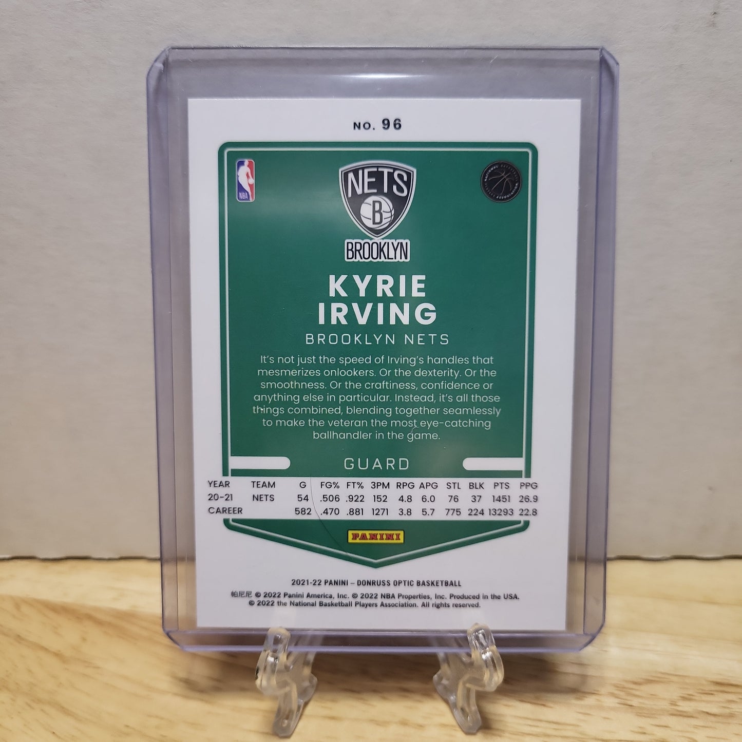 2021-22 Donruss Optic Kyrie Irving #96