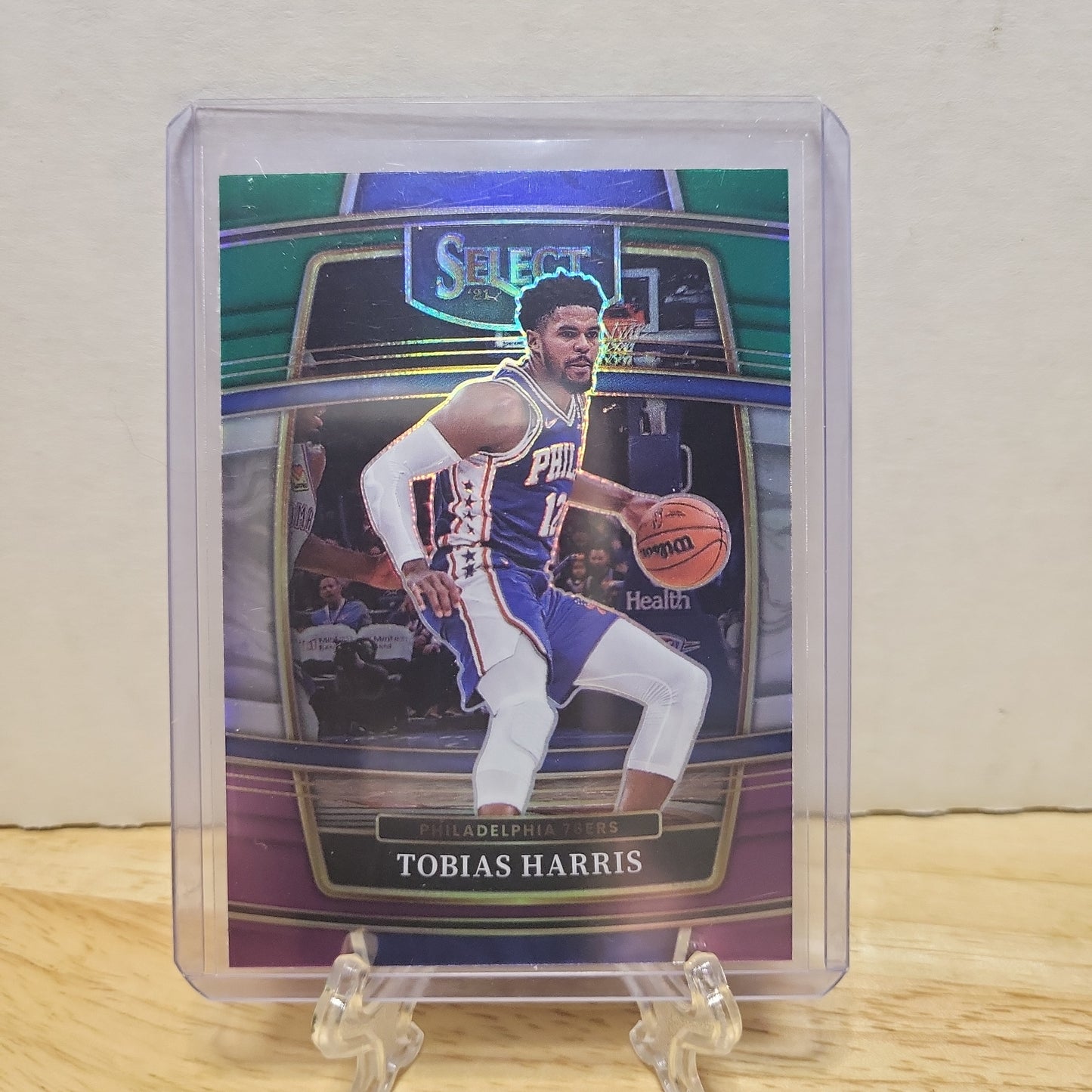 2021-22 Select Concourse Tobias Harris Purple/Green Prizm #16