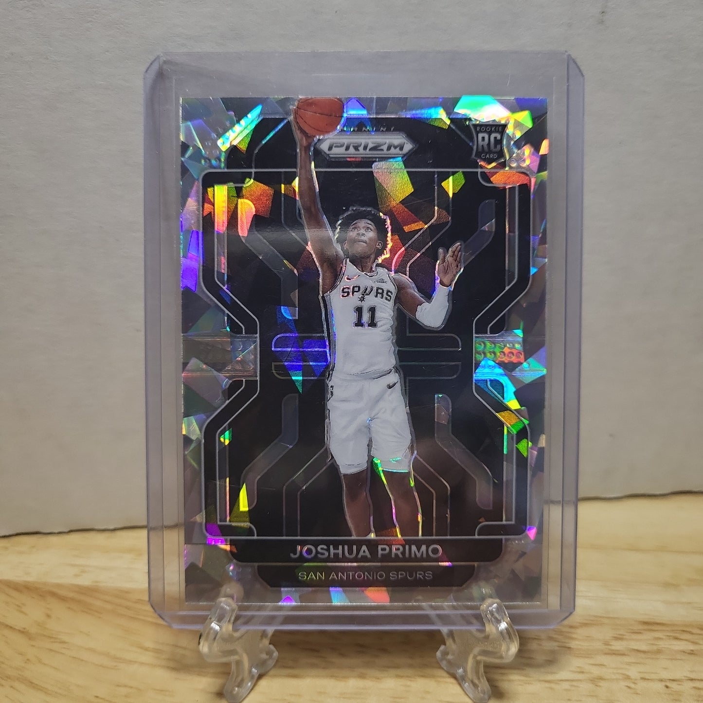 2021-22 Panini Prizm Joshua Primo RC Cracked Ice Prizm #298