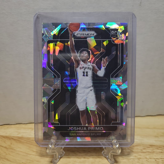 2021-22 Panini Prizm Joshua Primo RC Cracked Ice Prizm #298