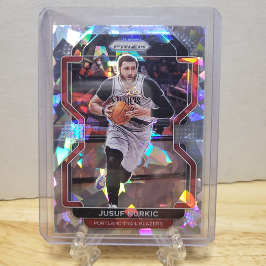 2021-22 Panini Prizm Jusuf Nurkic Cracked Ice #171