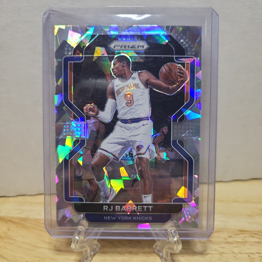 2021-22 Panini Prizm RJ Barrett Cracked Ice Prizm #201