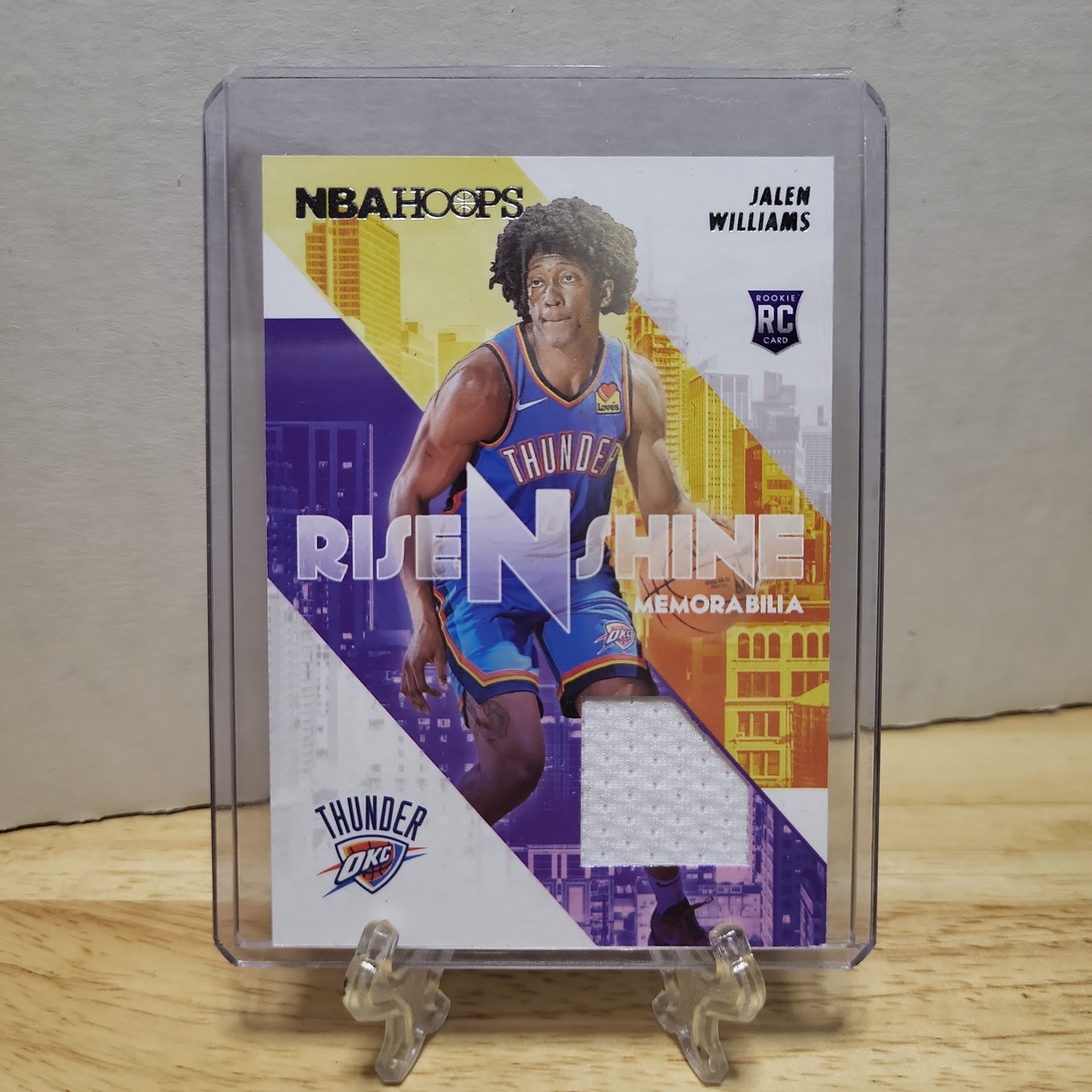 2022-23 NBA Hoops Rise N Shine Memorabilia Jalen Williams RC