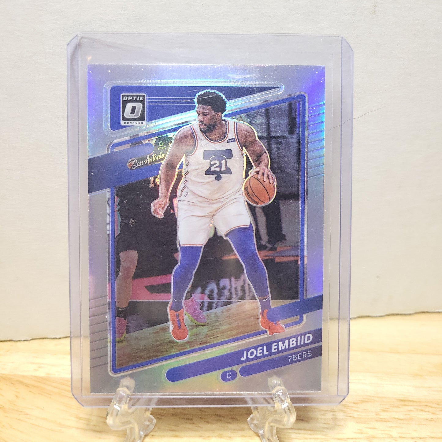 2021-22 Donruss Optic Joel Embiid Silver Prizm #88