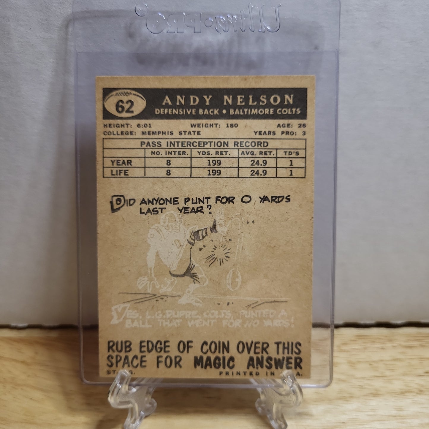 1959 Topps Andy Nelson #62