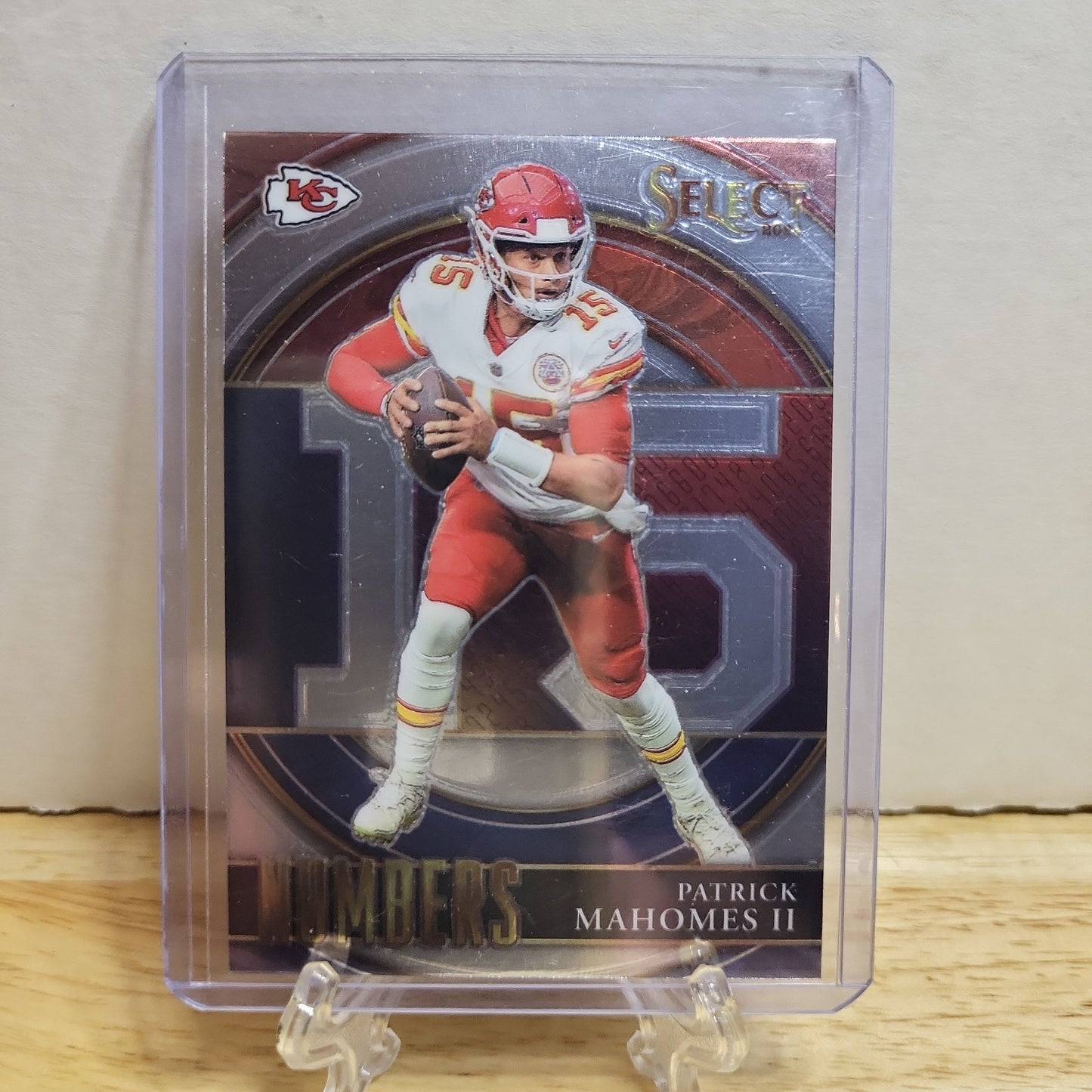 2021 Panini Select Numbers Patrick Mahomes II #SN-1