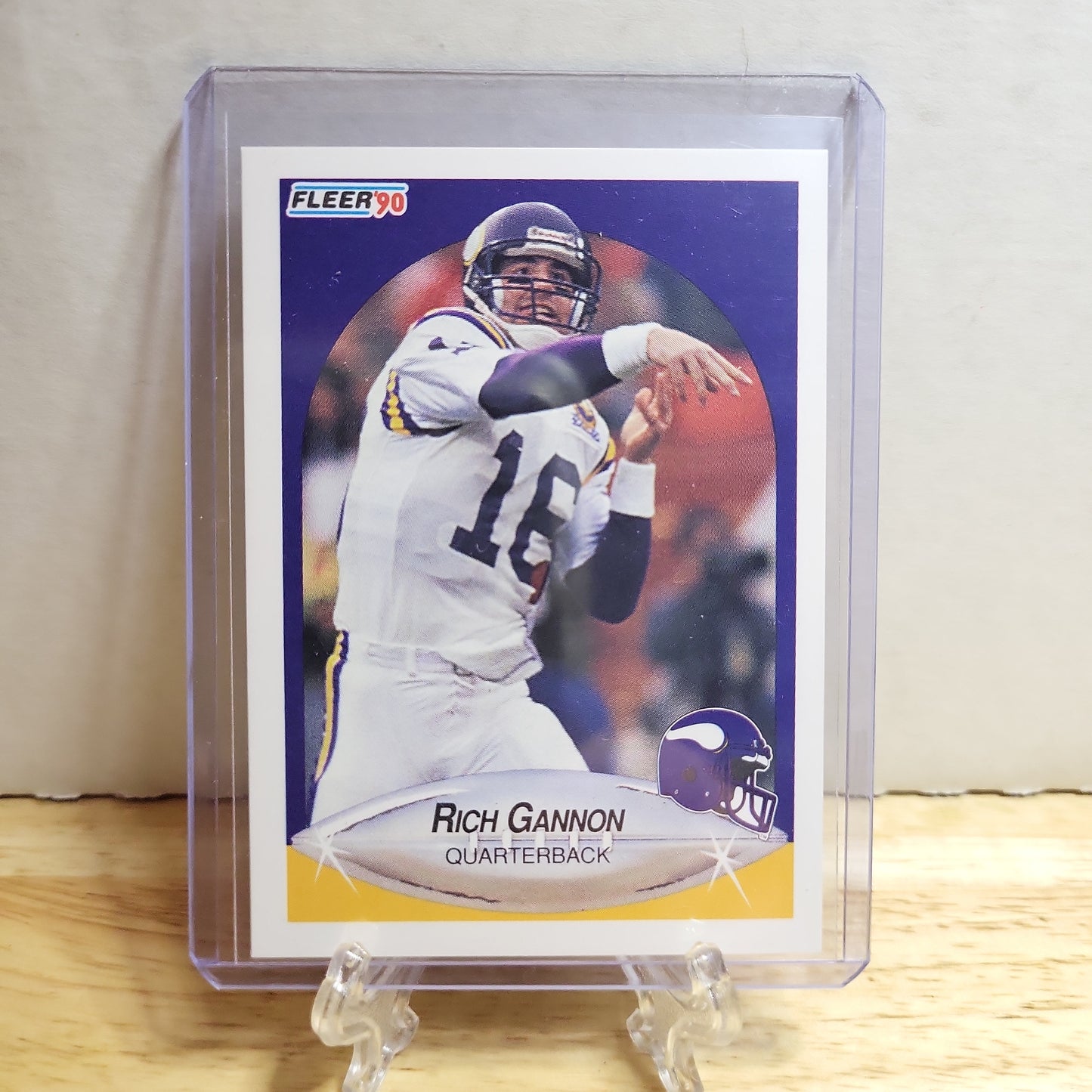 1990 Fleer Rich Gannon Rookie #99