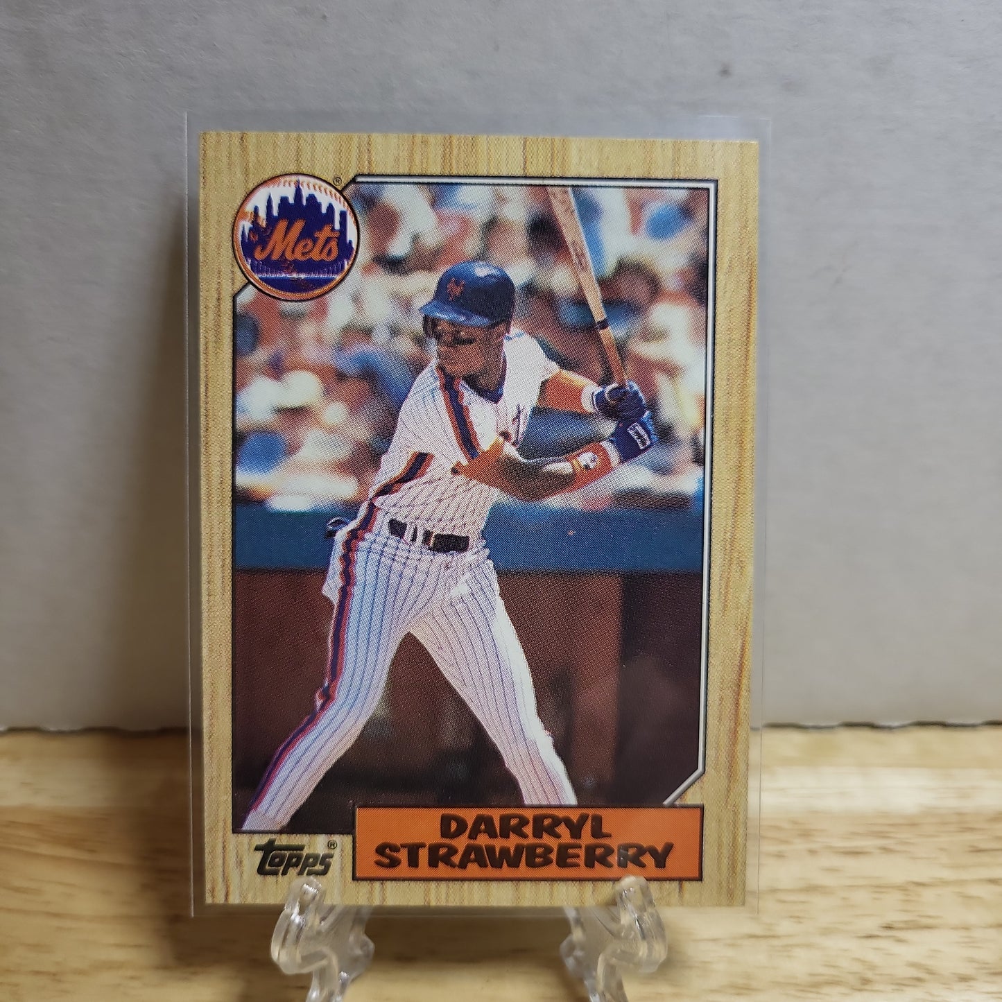 1987 Topps Darryl Strawberry #460 (damage)