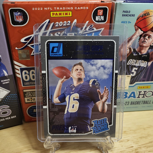 2016 Donruss Jared Goff Rated Rookie Press Proof #372