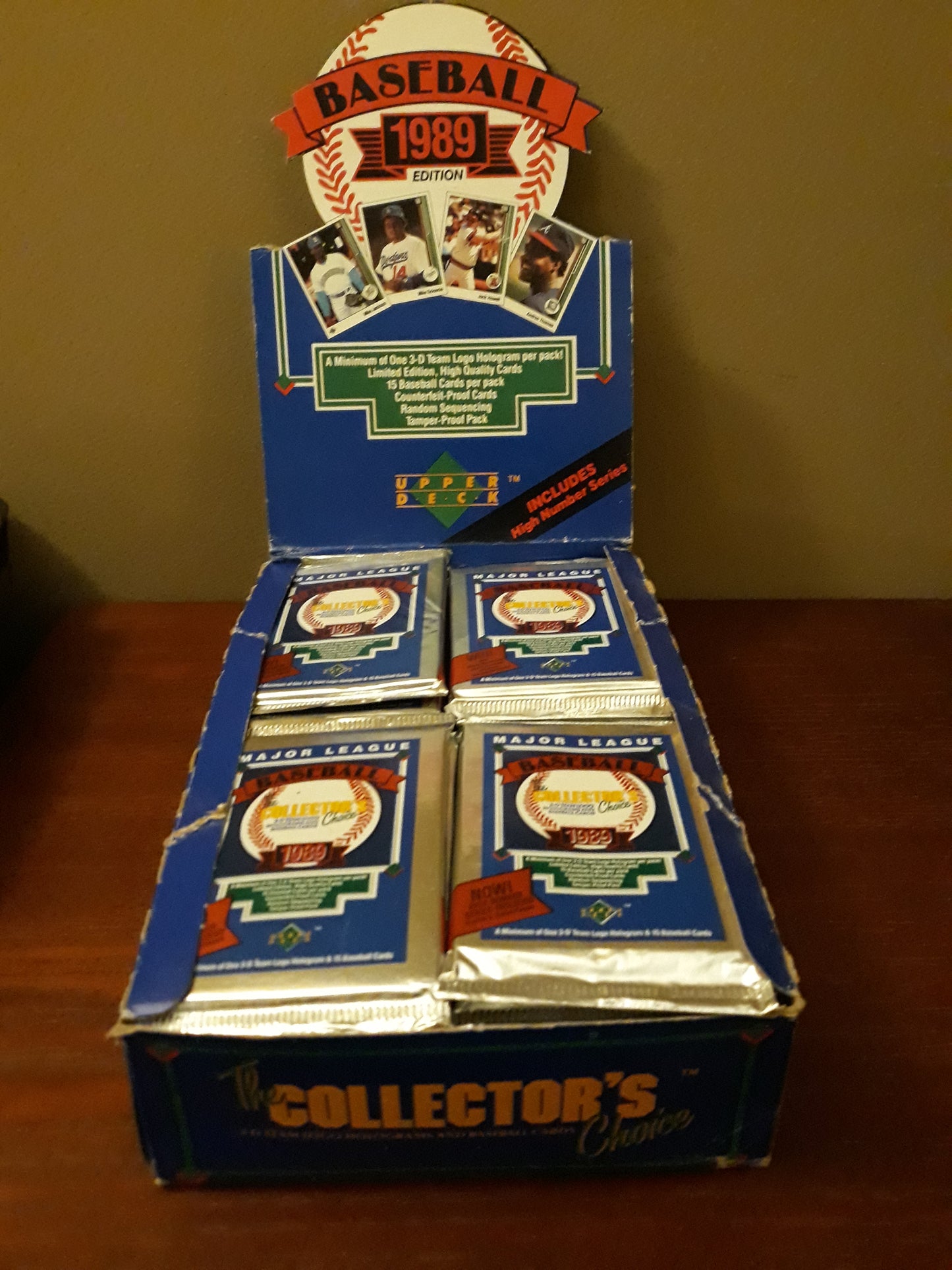 1989 Upper Deck Baseball Card Pack