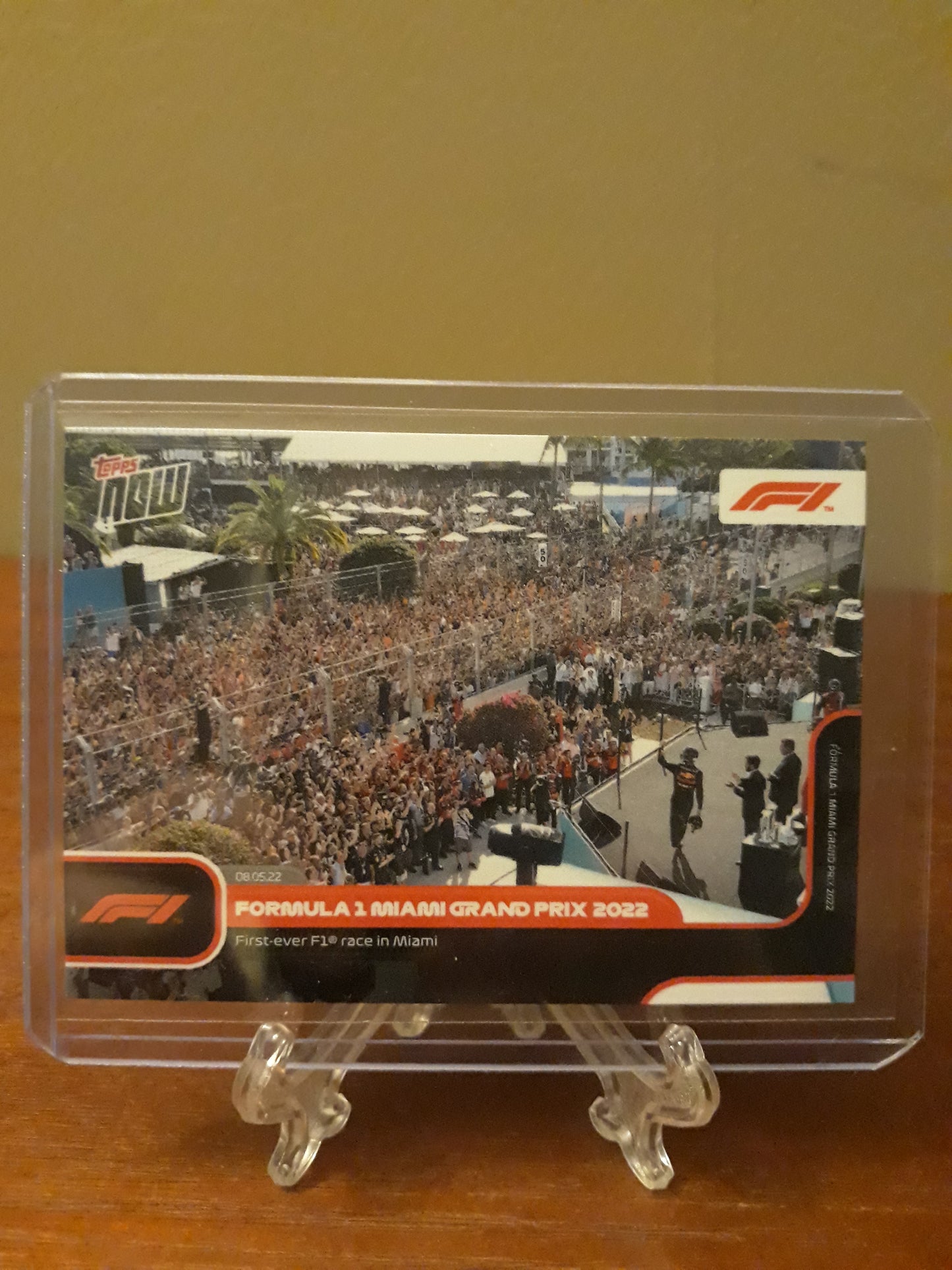 2022 Topps Now Formula 1 Card #19