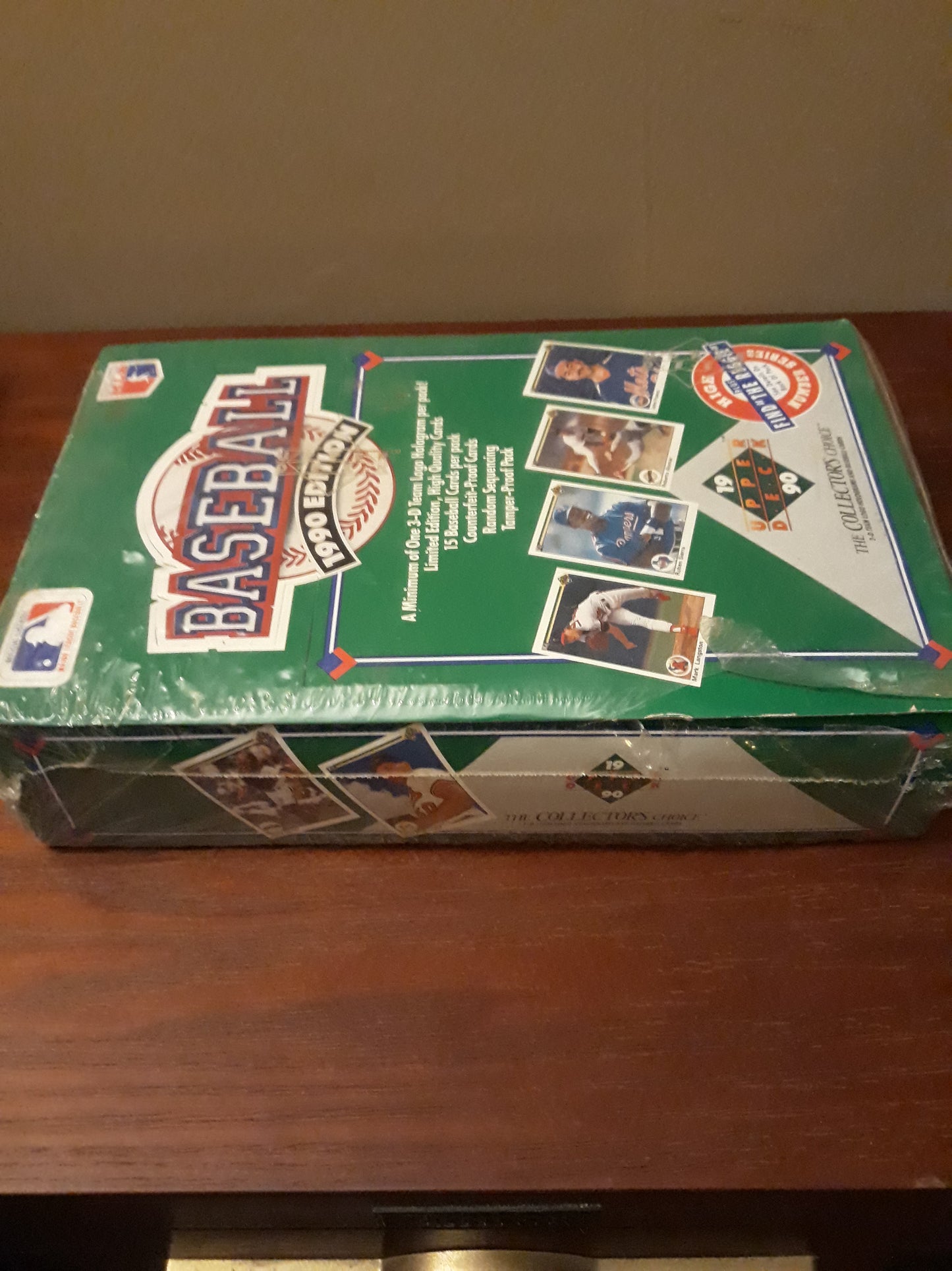 1990 Upper Deck Baseball Wax Box (includes high series)