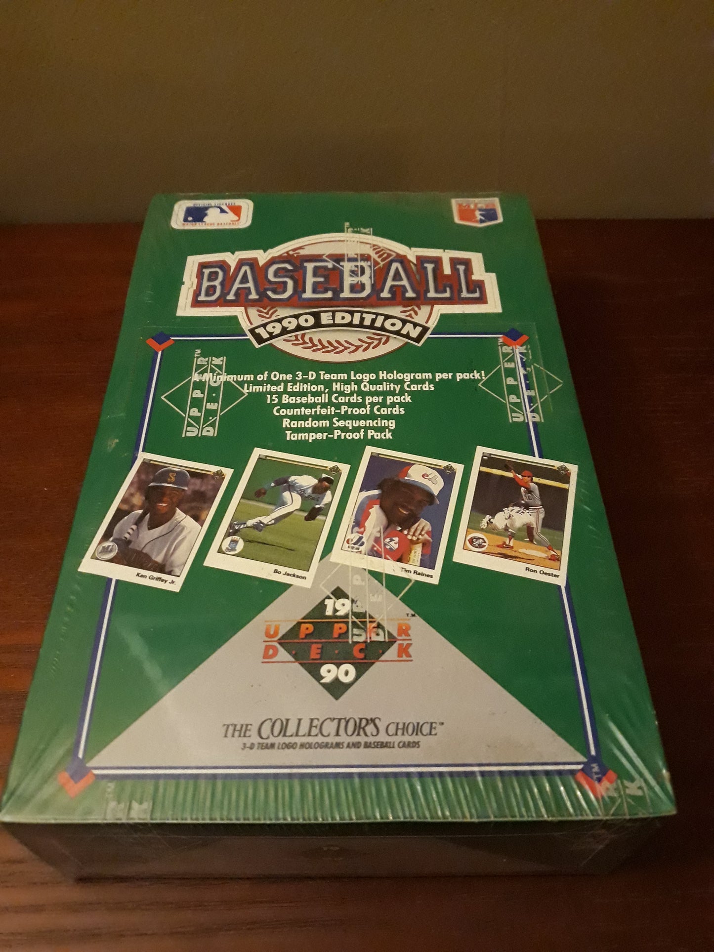 1990 Upper Deck Baseball Low Series #s Wax Box