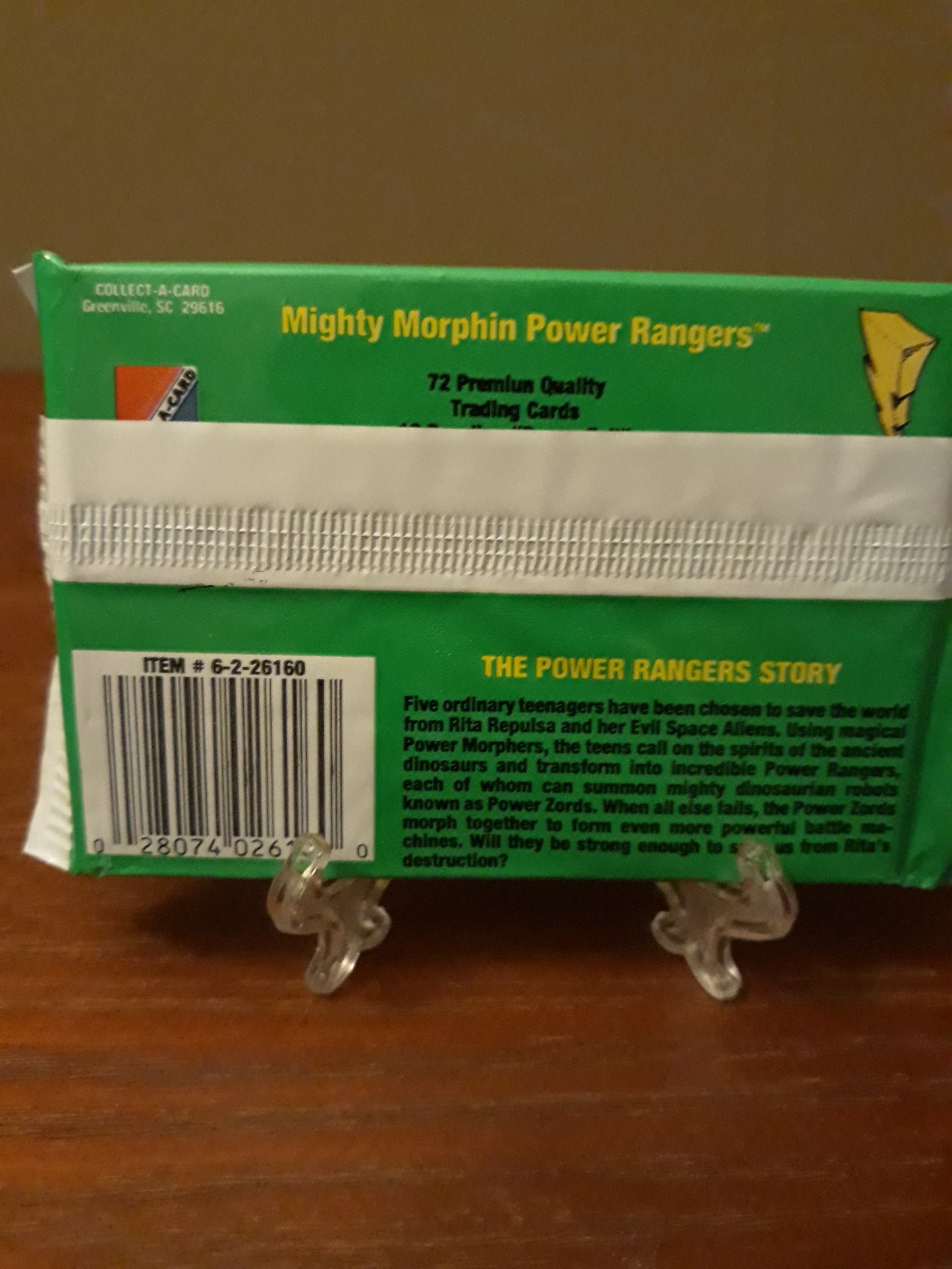 1994 The Mighty Morphin Power Rangers Card Pack