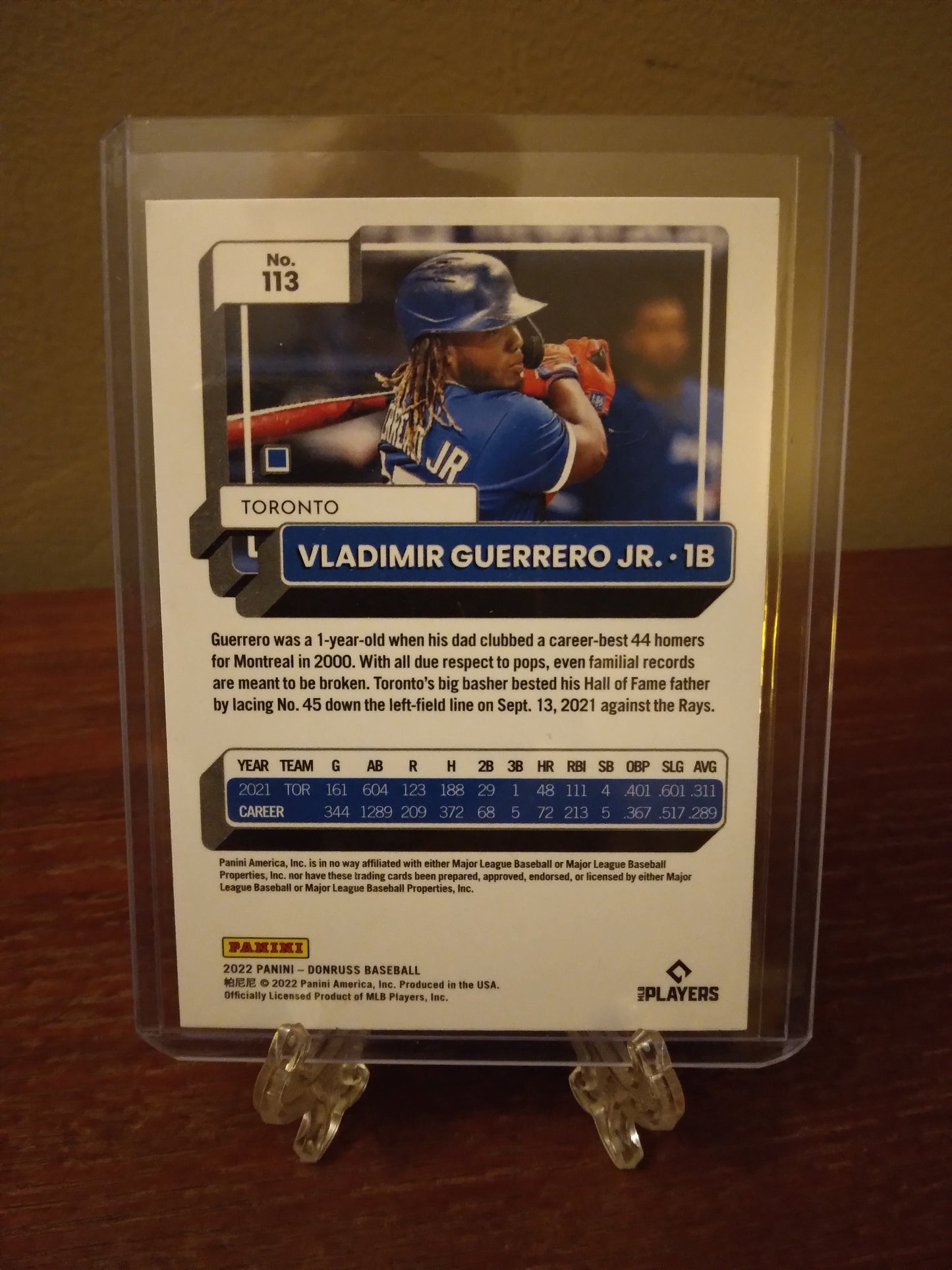 2022 Donruss Vladimir Guerrero Jr.