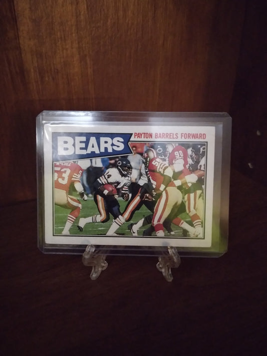 1987 Topps Chicago Bears Walter Payton #43