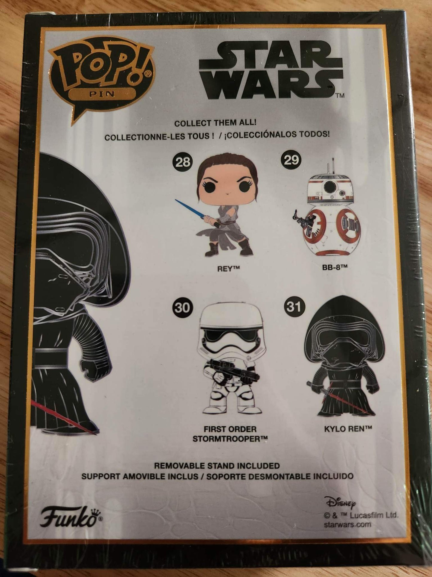 Funko Pop! Star Wars Kylo Ren Pin